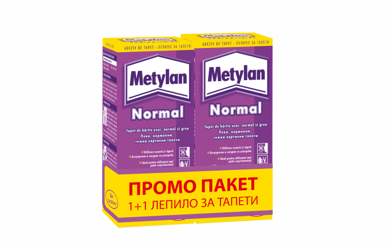 Промо Metylan Normal лепило 2х125 г - Лепила за тапети