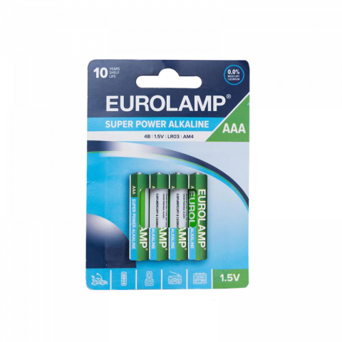 Батерия 4 бр. ААА/LR3 1.5V SUPER POWER - Батерии