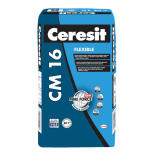 Гъвкаво лепило Ceresit СМ 16 Клас C2TE 25 кг