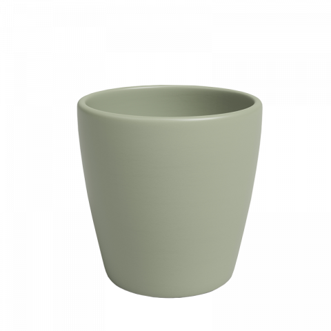 Кашпа за орхидея Thalia ф14 см зелена - Керамични кашпи
