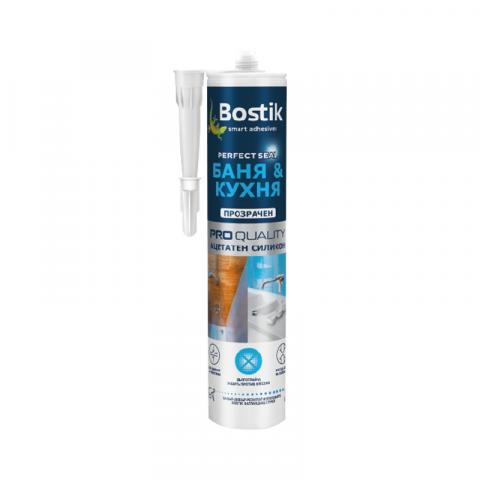 Силикон Кухни и бани Bostik 280 мл Прозрачен - Силикони