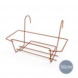 Стойка за сандъче 50 см теракота