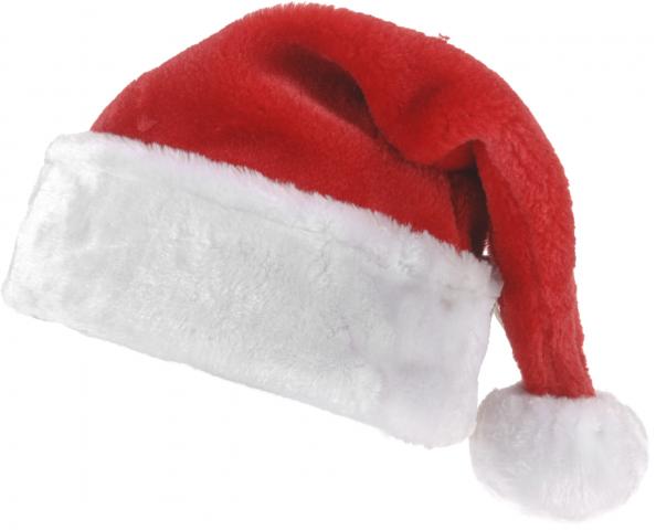 Коледна шапка 40х30см., плюш - Коледни шапки, чорапки и диадеми