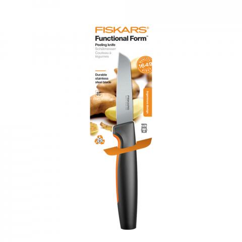 Нож за белене с право острие Fiskars Functional Form - Аксесоари за готвене