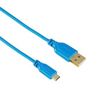 Кабел USB-microUSB HAMA, син - Аксесоари за мобилни устройства
