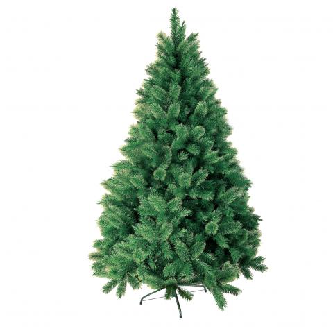 Изкуствена елха PVC зелена 210см с тънки и дебели връхчета - Изкуствени елхи