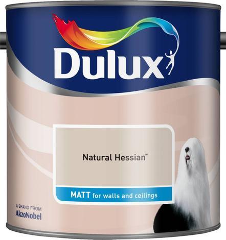 Интериорна боя DuluxMat 2.5 л, Natural Hessian - Цветни бои