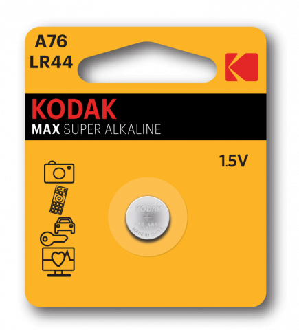 Алкална батерия Kodak MAX LR44 1бр. - Батерии