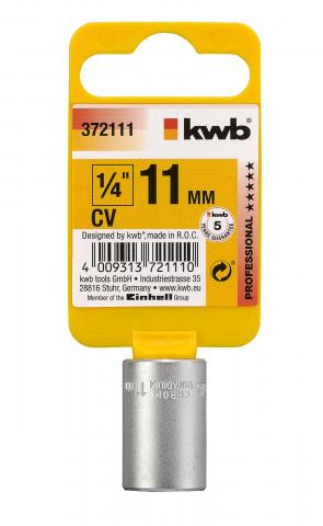 Вложка KWB 1/4'' 11 мм - Ръчни инструменти