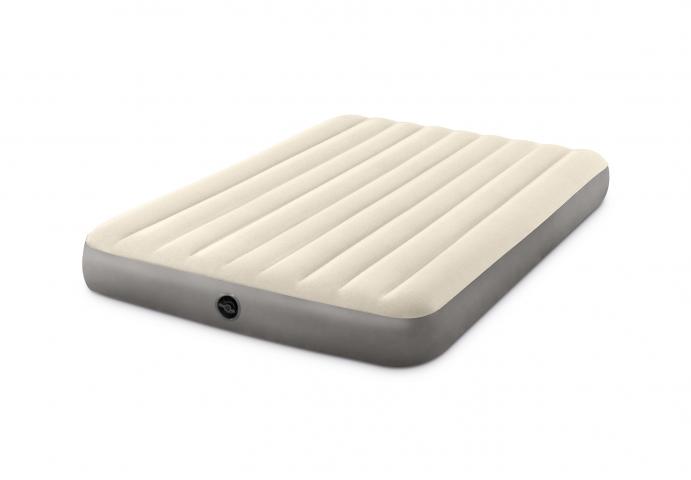 Надуваем матрак SINGLE-HIGH AIRBED, бял 152х203х25см, снимка 4 - Шалтета и матраци