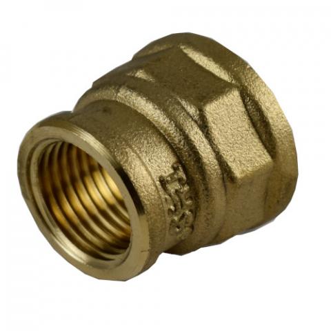 Муфа редуктивна 1 1/4" х 1" месинг THS Thermostyle - Конектори месинг