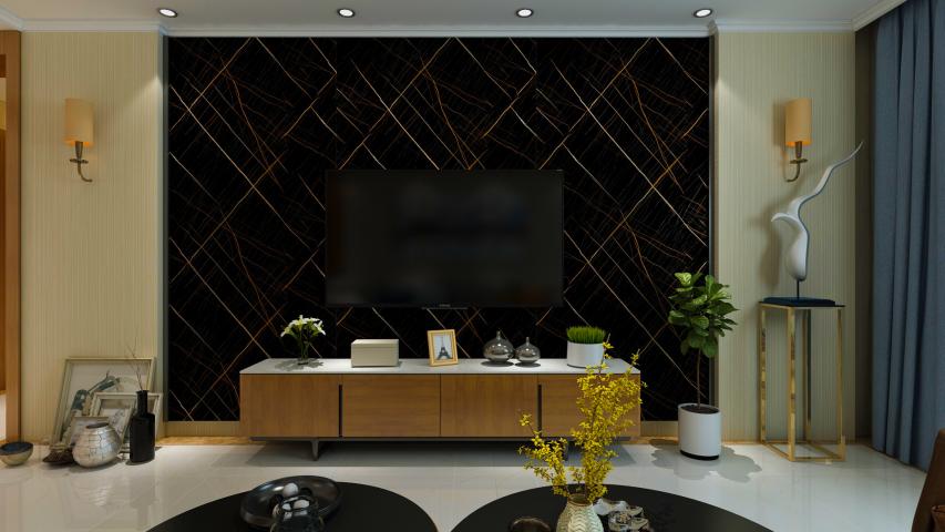 PVC стенен мраморен панел S1619 122 х 260 см, снимка 2 - Облицовъчни плочи