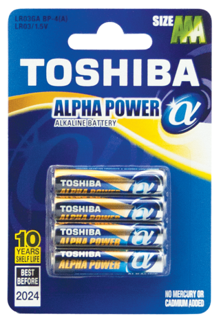 Батерии Toshiba ALPHA LR03x4 - Батерии