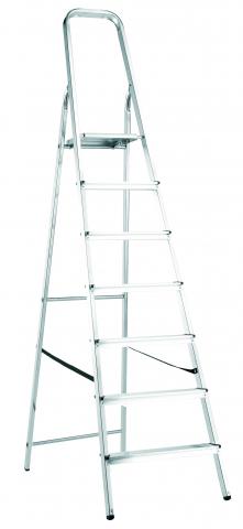 Стълба алуминиева 7 стъпала - Алуминиеви стълби