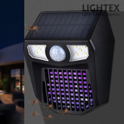 LED соларна лампа ELECTRA против комари със сензор Lightex, снимка 2 - Соларни лампи