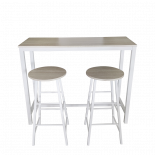 Комплект бар маса с 2 стола Maki