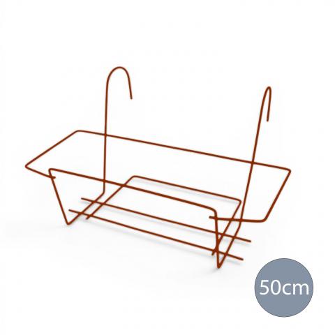 Стойка за сандъче 50 см теракота - Стойки за сандъчета