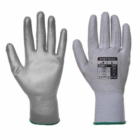 Ръкавици с PU длан А120 размер L - Ръкавици от изкуствени материи