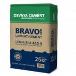 Цимент Bravo 42,5 N торби по 25 кг Девня