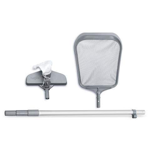 Басейн 457x106 см с помпа и филтър, снимка 3 - Басейни с тръбна конструкция