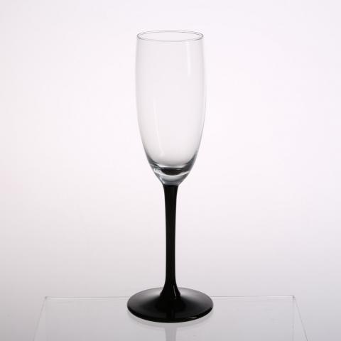 К-кт стъклени чаши 6 бр за шампанско ONYX, 180 мл - Чаши