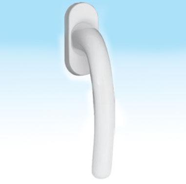 Дръжка за PVC прозорец, бяла - Дръжки