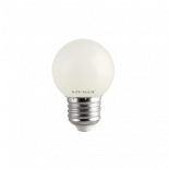 LED крушка G45 1W E27 топло бяла  60lm