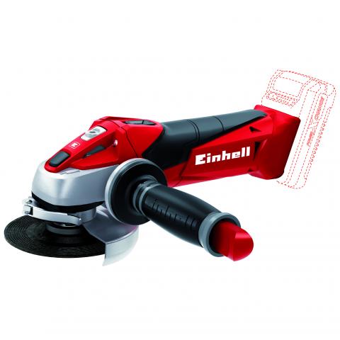 Акумулаторен ъглошлайф Einhell TE-AG 18Li-S PXC solo, снимка 3 - Акумулаторни ъглошлайфи