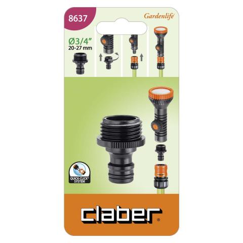 Връзка за кран с външна резба 3/4", снимка 2 - Пластмаса