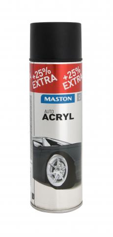 Автоспрей Maston 0.5 л черен гланц - Спрей бои универсални