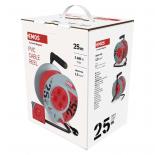 Кабелна макара EMOS 25м. 3x1.5мм2 контакти 4х2P+E