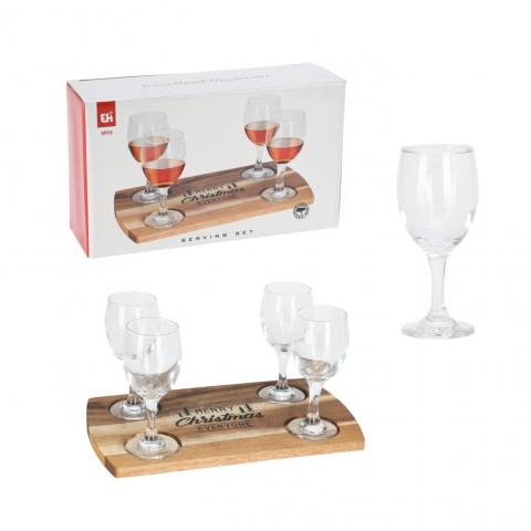 Сет за сервиране на ракия 5 части, снимка 2 - Коледни артикули