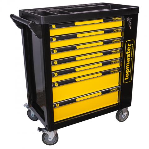 Количка за инструменти Topmaster 7 чекемджета, снимка 3 - Шкаф с чекмеджета