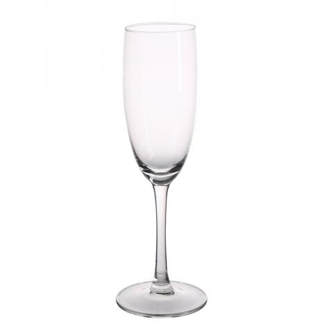 К-кт 6 бр стъклени чаши за шампанско - Чаши