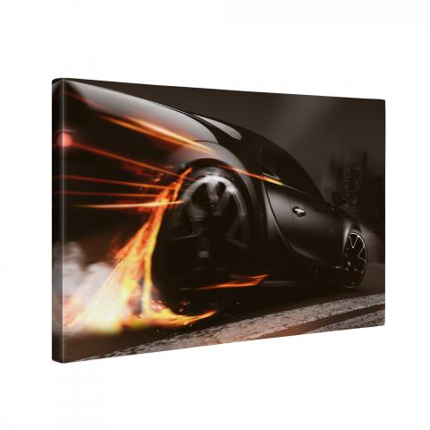 Картина Speed fire 60x90 см, снимка 2 - Картини и рамки