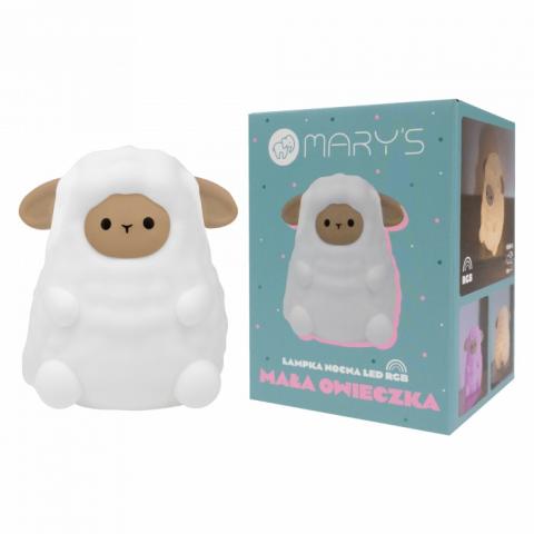 MARY'S LED малка овчица RGB с USB-C, снимка 2 - Лампи за детска стая