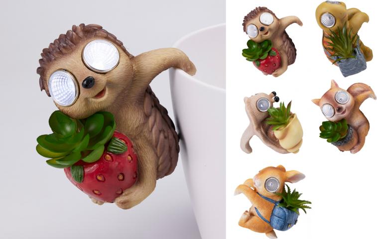 Аксесоар за саксия животинче 6 дизайна - Аксесоари за цветя