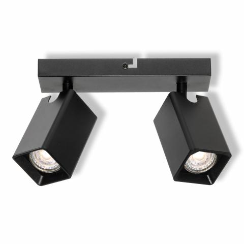 Спот двойка ANGULAR GU10 черен OSRAM - Спотове