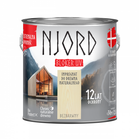 NJORD Блокер UV 2.5л - Импрегнатори за дърво