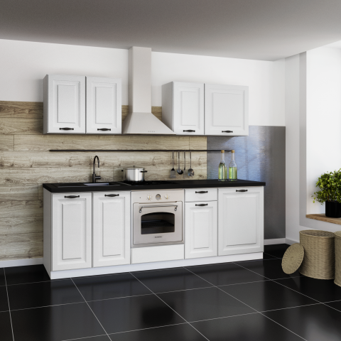 Долен шкаф за мивка Gaja White, снимка 2 - Модулни кухни с онлайн поръчка