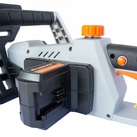 Акумулаторен верижен трион Daewoo UNI-BAT 20V Li-ion, снимка 5 - Верижни триони