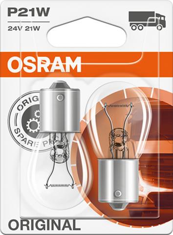 Авто крушка 21W Osram 24V BA15S - Осветление