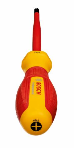 Отвертка Bosch VDE PH 2х125 мм, снимка 3 - Електрически