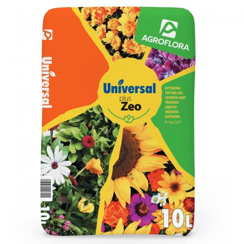 Universal+ ZEO Почва за цветя 10л - Универсални почви
