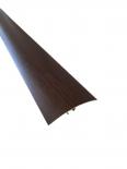 Преходна алуминиева лайстна 30 мм тъмен орех 270 см