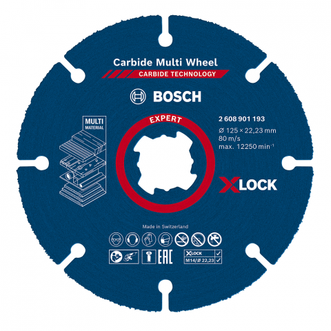 Карбиден Мултидиск 125х22.23х1.2 мм Bosch - Дискове за други материали