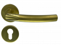 Дръжка Condi с кръгла розетка м.103 IC за секр. ключ месинг сатен