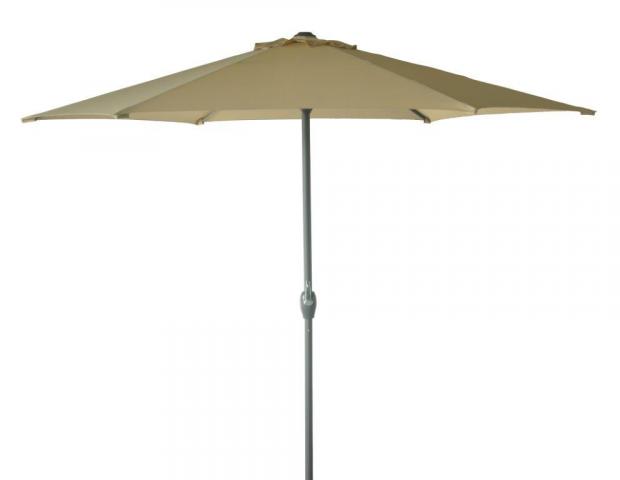 Градински чадър VASTO Ф270см, бежов - Градински чадъри
