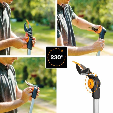 Телескопична резачка за клони Fiskars UP86, снимка 2 - Ножици за клони