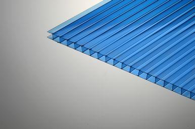 Поликарб.лист 4мм син 1мX1,05м - Полистиролни и поликарбонатни плоскости